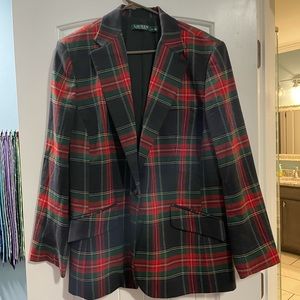 Ralph Lauren Plaid Blazer 20W
